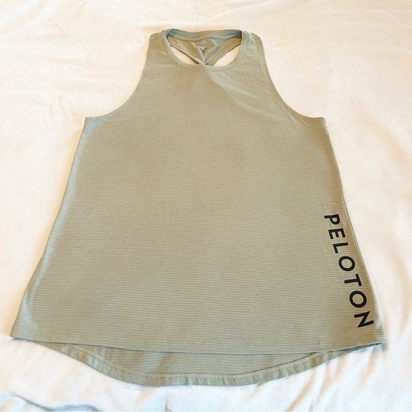 Peloton purpose twist bank tank green size M - Picture 4 of 10